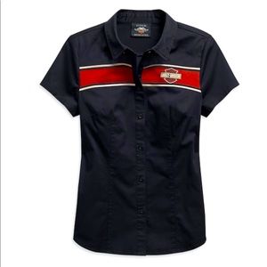 HARLEY DAVIDSON AUTHENTIC Women's button down Shirt.